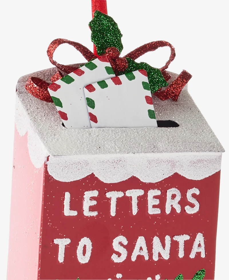 Holiday Lane Christmas Cheer Mail Box Ornament, Macy's Exclusive