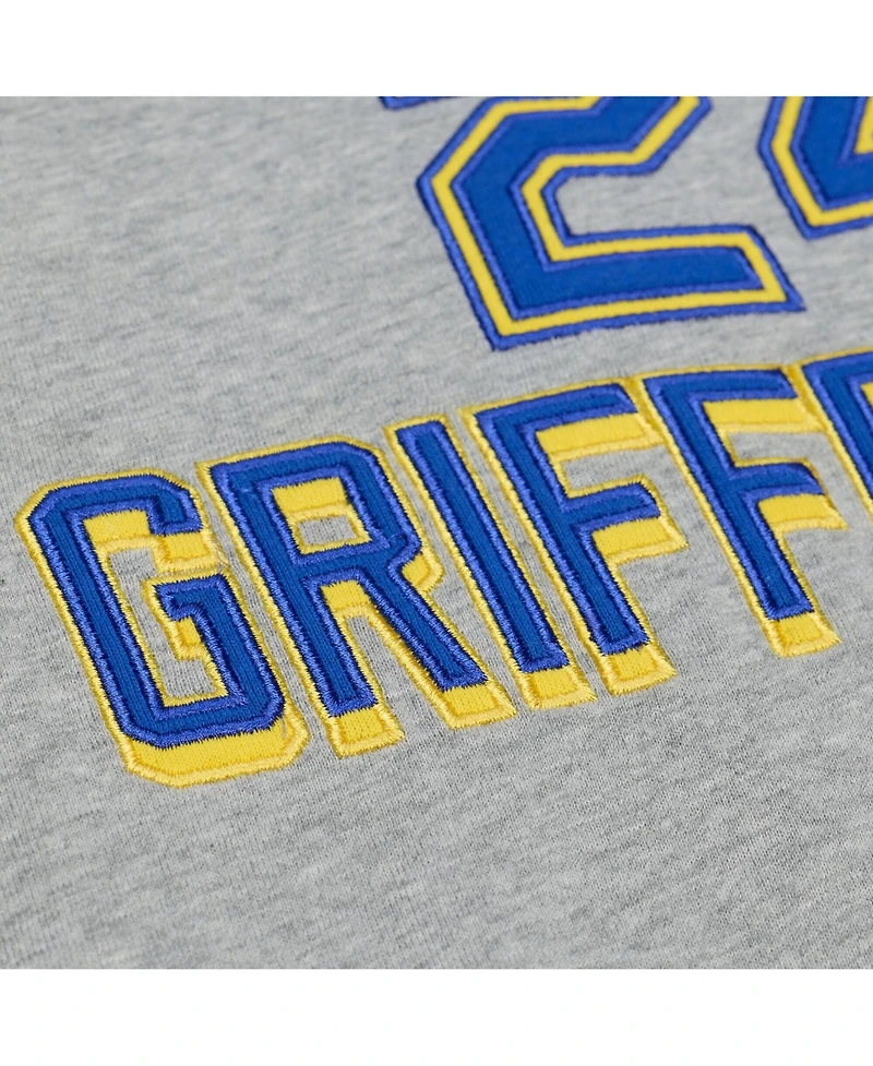 Mitchell & Ness Men's Ken Griffey Jr. Gray Seattle Mariners Player Collection Premium T-Shirt