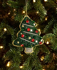 Holiday Lane Christmas Cheer Jeweled Tree Ornament, Macy's Exclusive