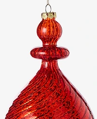 Holiday Lane Christmas Cheer Finial Shape Ornament, Macy's Exclusive