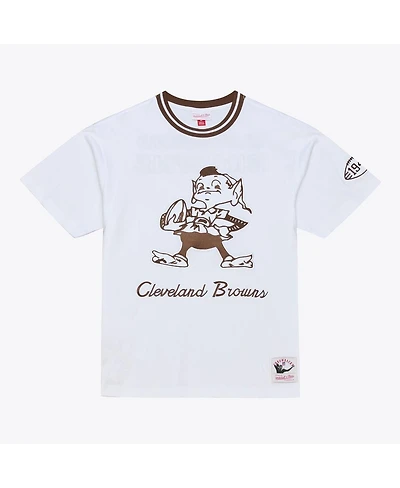 Mitchell & Ness Men's White Cleveland Browns Arctic T-Shirt