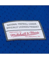 Mitchell & Ness Men's Royal New York Giants Head Coach Mesh Full-Button Fashion Jersey