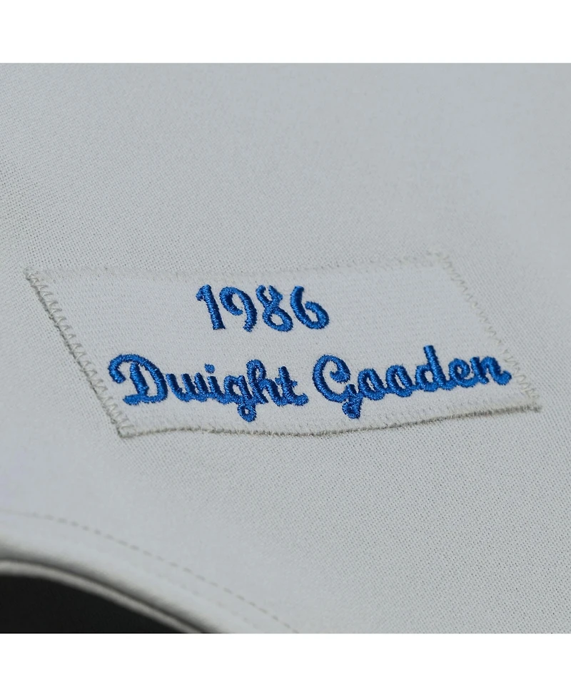 Mitchell & Ness Men's Dwight Gooden White New York Mets 1986 Authentic Jersey