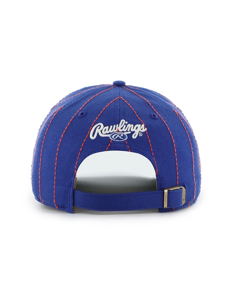 '47 Brand Men's x Rawlings Royal New York Mets Pinstripe Hitch Adjustable Hat