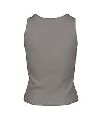 '47 Brand Women's Gray Boston Celtics Cropped Skyhook Baby Rib Tank Top