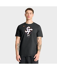 Nike Men's Black San Francisco Giants City Connect Large Logo T-Shirt