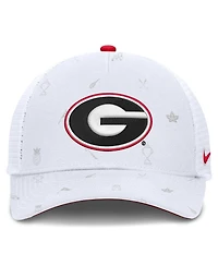 Nike Men's White Georgia Bulldogs Country Club Golfin' Rise Trucker Adjustable Hat