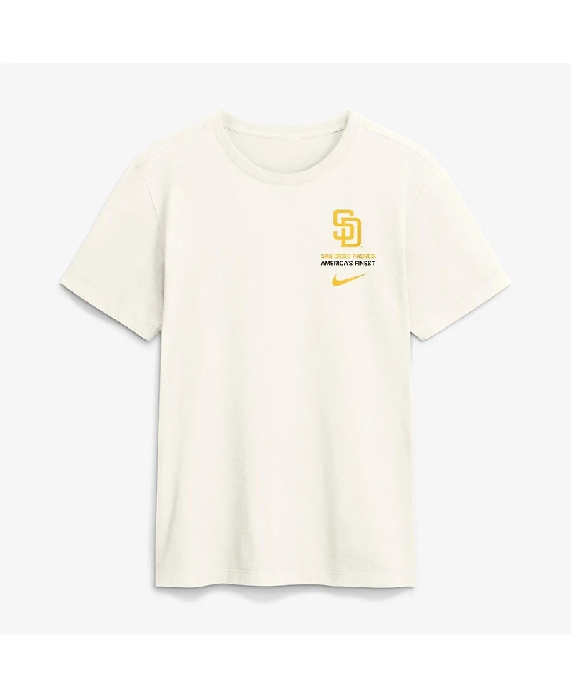 Nike Men's Cream San Diego Padres Primetime 2-Hit T-Shirt