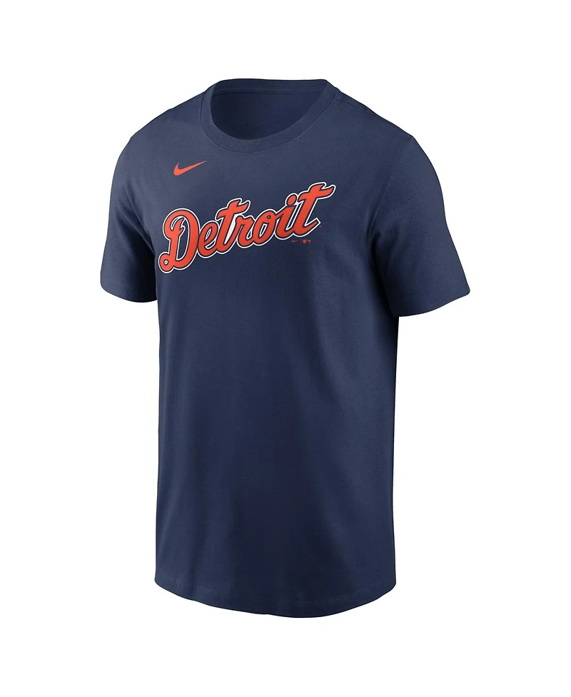 Nike Men's Tarik Skubal Navy Detroit Tigers Name and Number T-Shirt