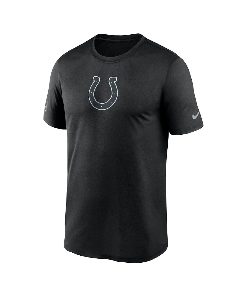 Nike Men's Black Indianapolis Colts Sideline Lead The Charge Legend Dri-fit T-Shirt