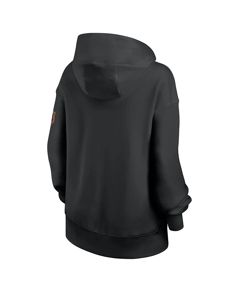 Nike Women's Black Chicago Bears Oversized Legacy Phoenix Hoodie