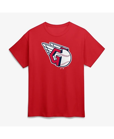 Logo Athletic Men's Red Cleveland Guardians T-Shirt