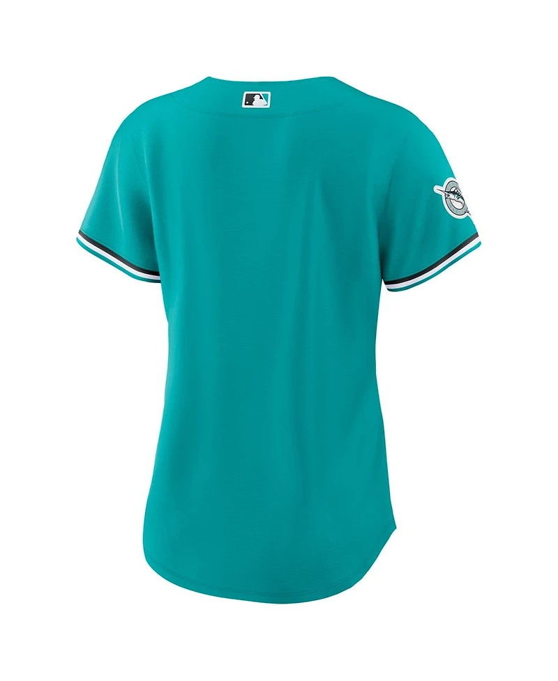 Nike Women's Teal Miami Marlins Alternate Stadium Jersey