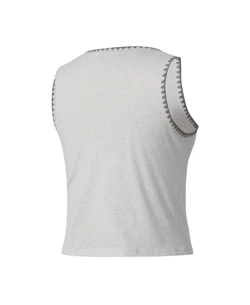 Concepts Sport Women's Gray San Antonio Spurs Neptune Hacci Knit Tank Top