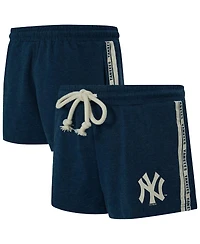 Concepts Sport Women's Navy New York Yankees Birch French Terry Shorts