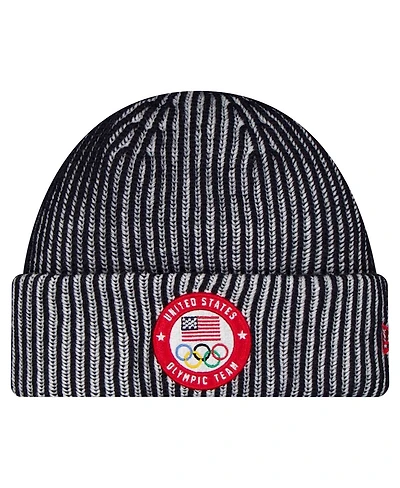 New Era Men's Navy Team Usa Cuffed Knit Hat