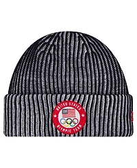 New Era Men's Navy Team Usa Cuffed Knit Hat