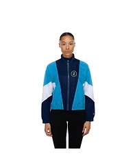 New Era Women's Navy/Light Blue Philadelphia Phillies Leisure City Connect Full-Zip Windbreaker Jacket