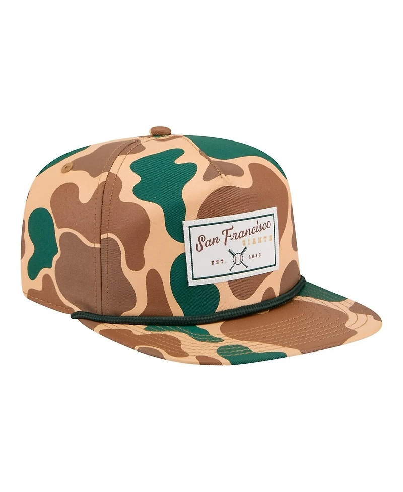 New Era Men's Camo San Francisco Giants Duck 19TWENTY Adjustable Hat