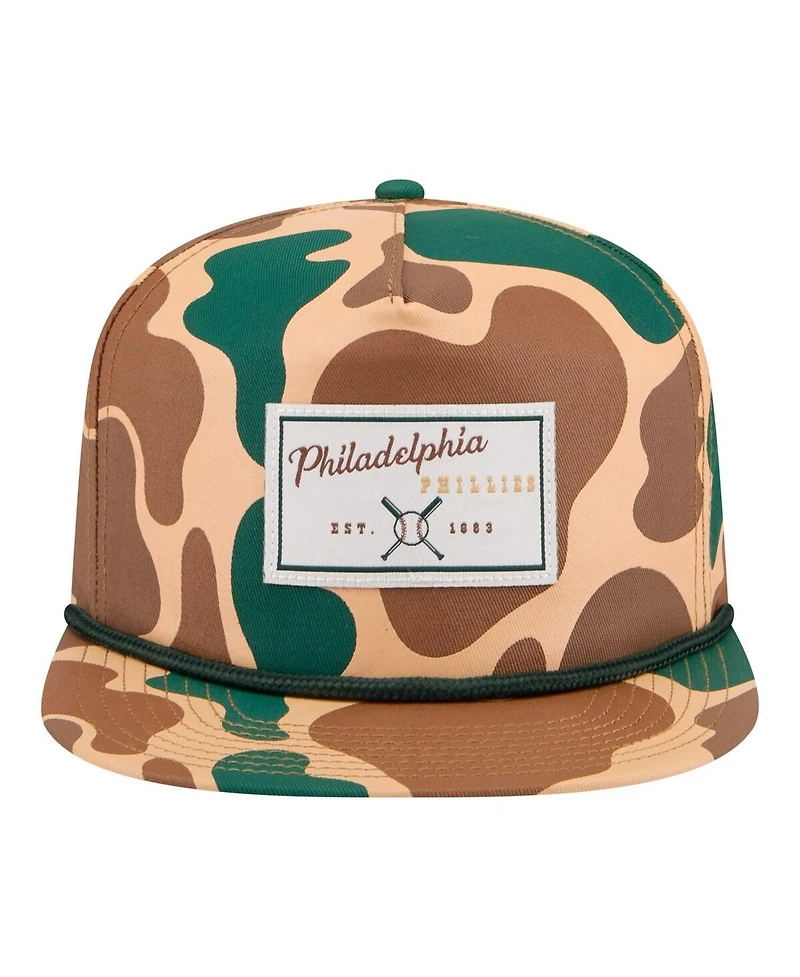 New Era Men's Camo Philadelphia Phillies Duck 19TWENTY Adjustable Hat