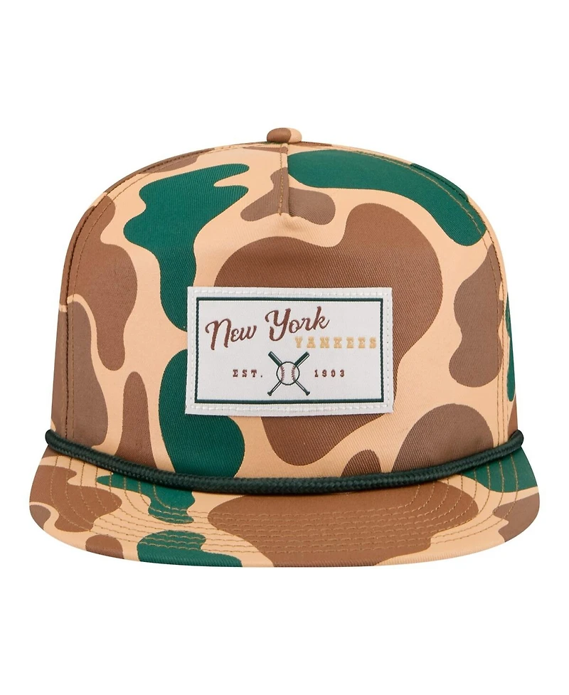 New Era Men's Camo New York Yankees Duck 19TWENTY Adjustable Hat