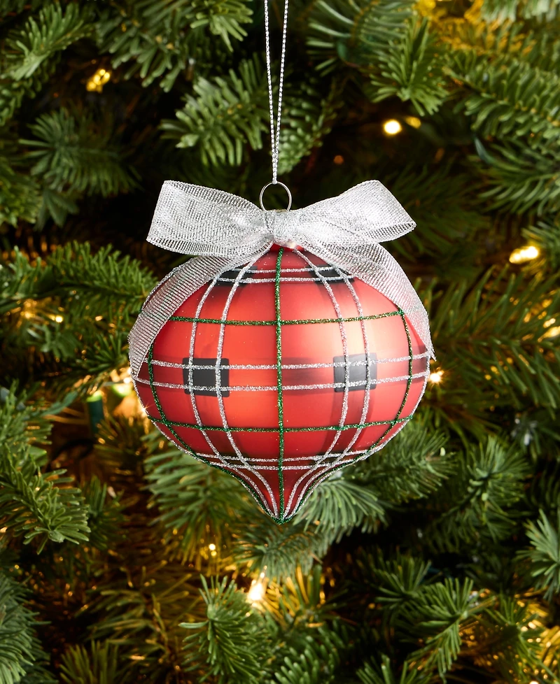Holiday Lane Cozy Cabin Onion Ball Ornament, Macy's Exclusive