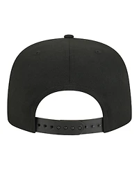 New Era Men's Black Houston Astros Ring A-Frame 9FIFTY Snapback Hat