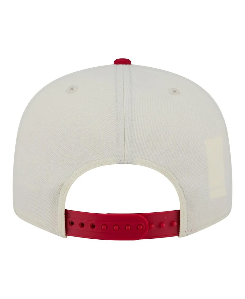 New Era Men's White/Red Detroit Red Wings Injection Localized Two-Tone 9FIFTY Snapback Hat