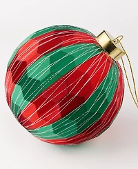 Holiday Lane Cozy Cabin Ball Ornament, Macy's Exclusive