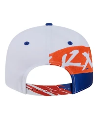 New Era Men's and Women's White/Blue New York Knicks Swept 9FIFTY Snapback Hat
