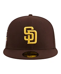 New Era Men's Brown San Diego Padres Hidden Hit 59FIFTY Fitted Hat