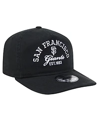 New Era Men's Black San Francisco Giants Stacked 19TWENTY Adjustable Hat