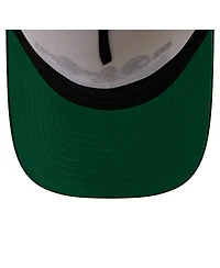 New Era Men's Cream Oakland Athletics Throwback Tri-Hit A-Frame 9FIFTY Adjustable Hat