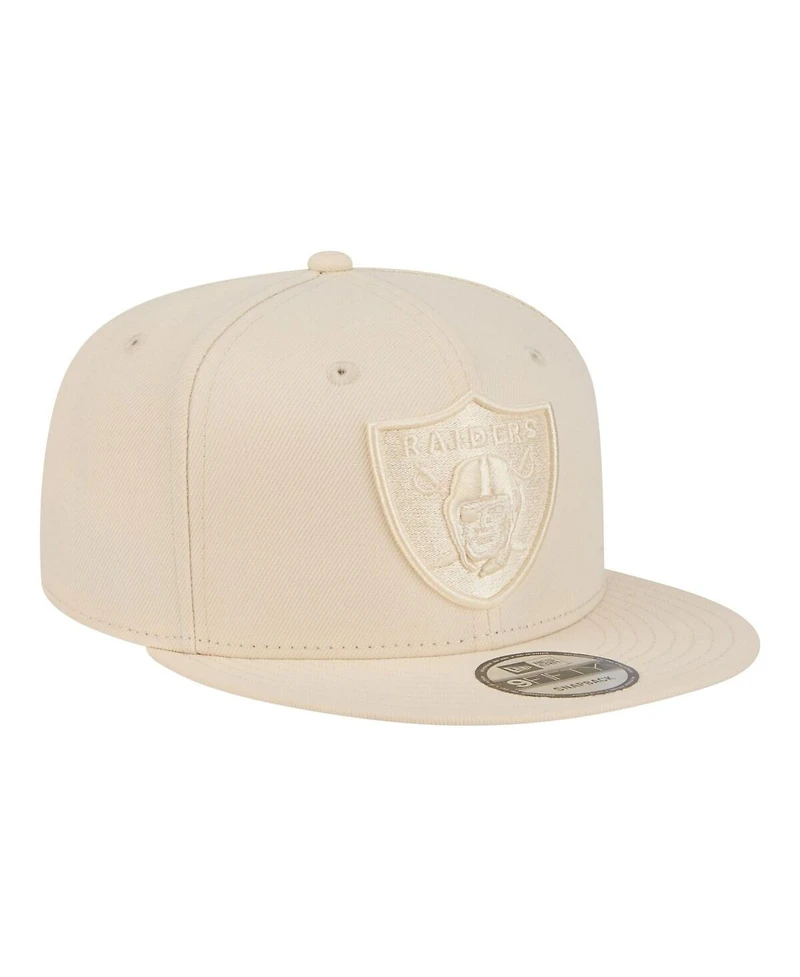 New Era Men's Cream Las Vegas Raiders Colorpack 9FIFTY Snapback Hat