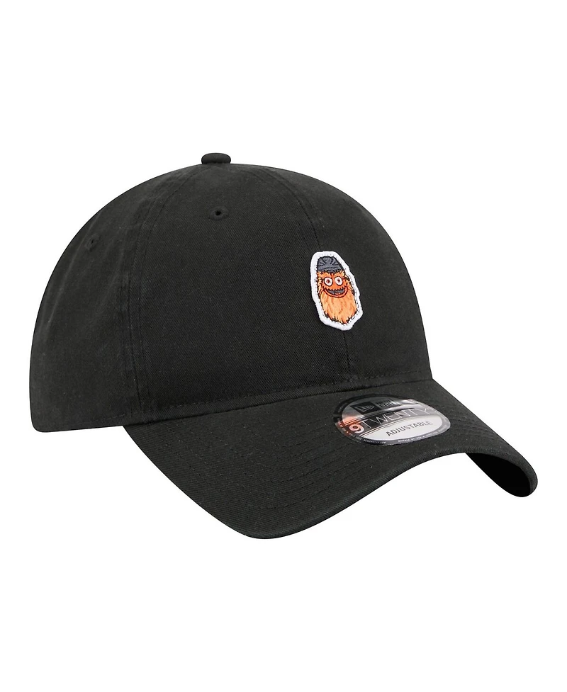 New Era Men's and Women's Black Philadelphia Flyers Mascot Patch 9TWENTY Adjustable Hat