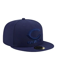 New Era Men's Navy Chicago Bears Color Pack 59FIFTY Fitted Hat