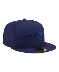 New Era Men's Navy New England Patriots Color Pack 59FIFTY Fitted Hat