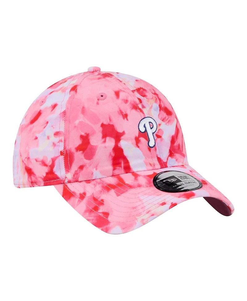 New Era Women's Red Philadelphia Phillies Casual Classic Adjustable Hat