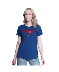 G-iii 4Her by Carl Banks Women's Red/Royal Philadelphia Phillies Two T-Shirt Combo Pack