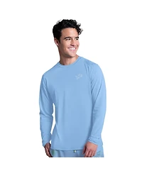 Margaritaville Men's Light Blue Detroit Lions Life's A Beach Long Sleeve Rashguard