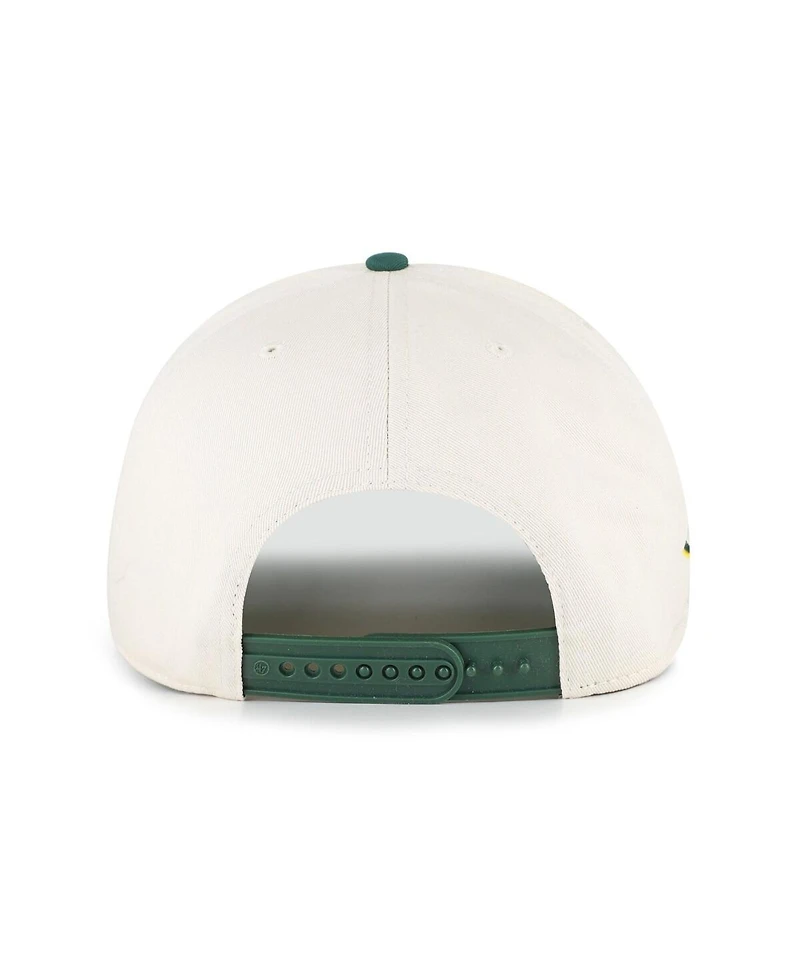 '47 Brand Men's Natural Green Bay Packers Frame Out Two Tone Hitch Adjustable Hat