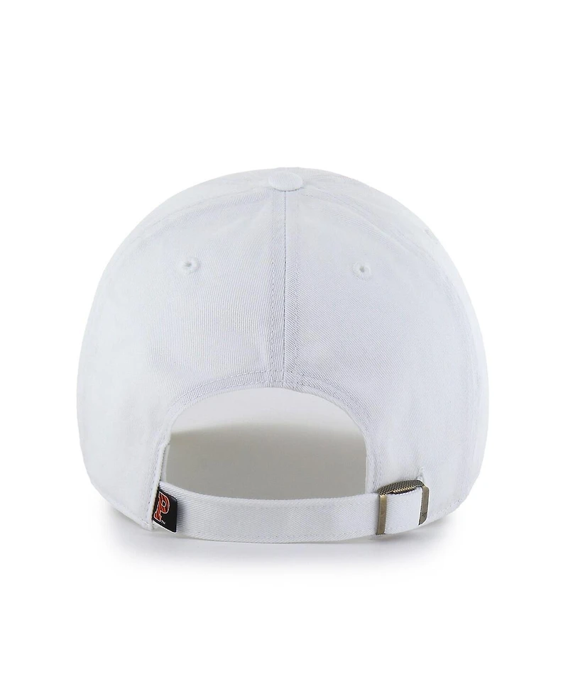'47 Brand Men's White Princeton Tigers Clean Up Adjustable Hat