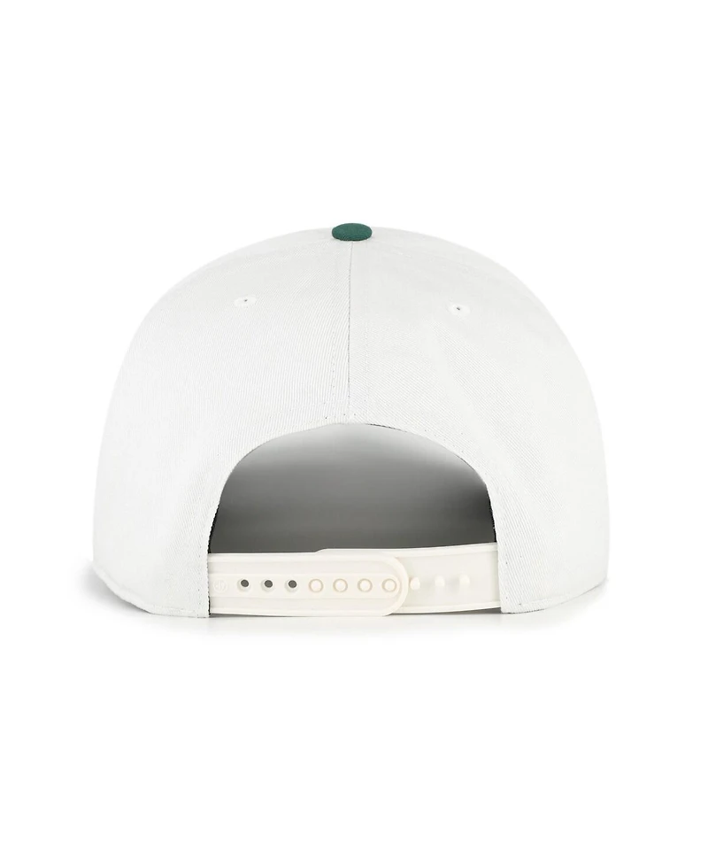 '47 Brand Men's White Miami Hurricanes Contemporary Basics Two-Tone Hitch Adjustable Hat