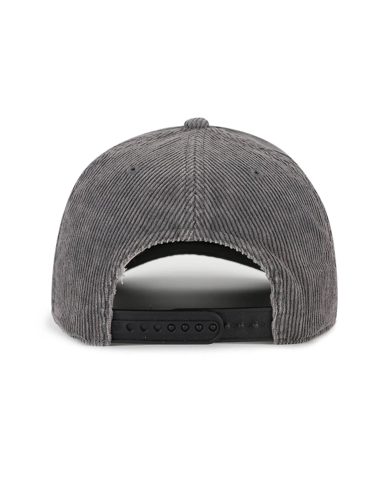 '47 Brand Men's Gray Purdue Boilermakers Reclaim Snow Wash Corduroy Hitch Adjustable Hat