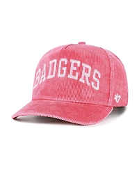 '47 Brand Men's Red Wisconsin Badgers Reclaim Snow Wash Corduroy Hitch Adjustable Hat