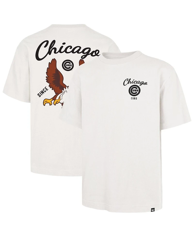 '47 Brand Men's Cream Chicago Cubs Souvenir Eagle Foundation T-Shirt