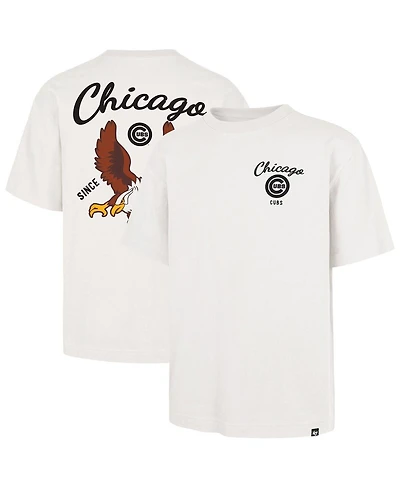 '47 Brand Men's Cream Chicago Cubs Souvenir Eagle Foundation T-Shirt