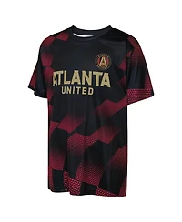 Outerstuff Big Boys and Girls Black Atlanta United Fc Sheer Thrill T-Shirt