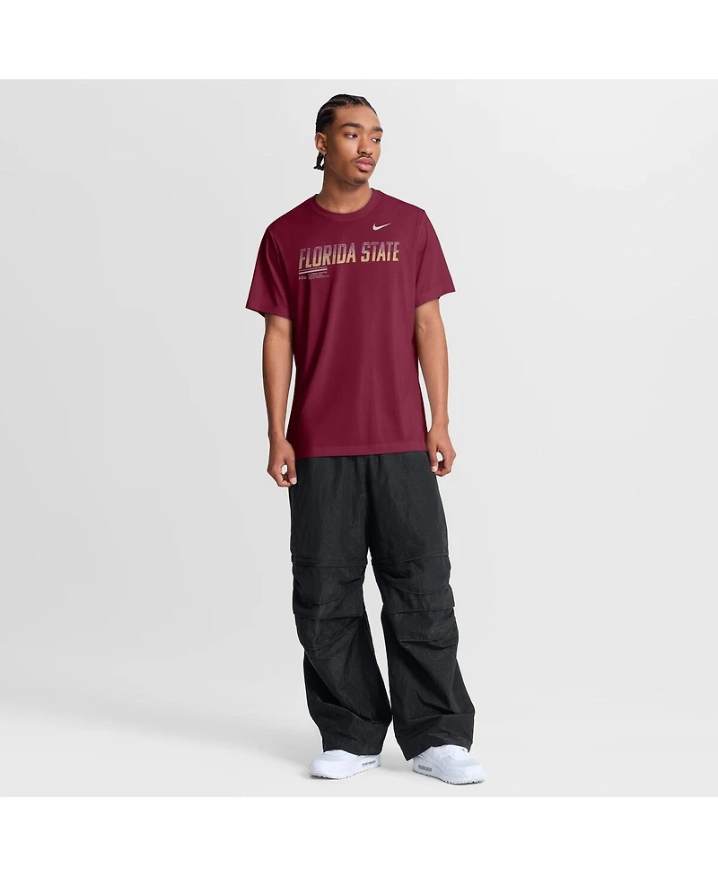 Nike Men's Garnet Florida State Seminoles Sideline Legend Dri-fit T-Shirt