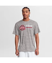 Nike Men's Gray Ohio State Buckeyes Sideline Velocity Dri-fit T-Shirt